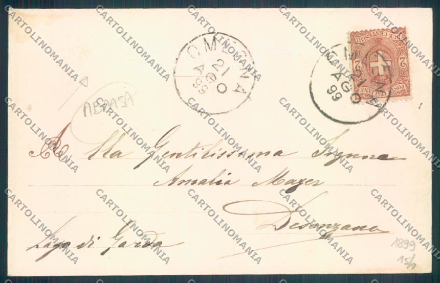 Verbania Omegna 1899 ABRASA cartolina ZQ7745 – retro