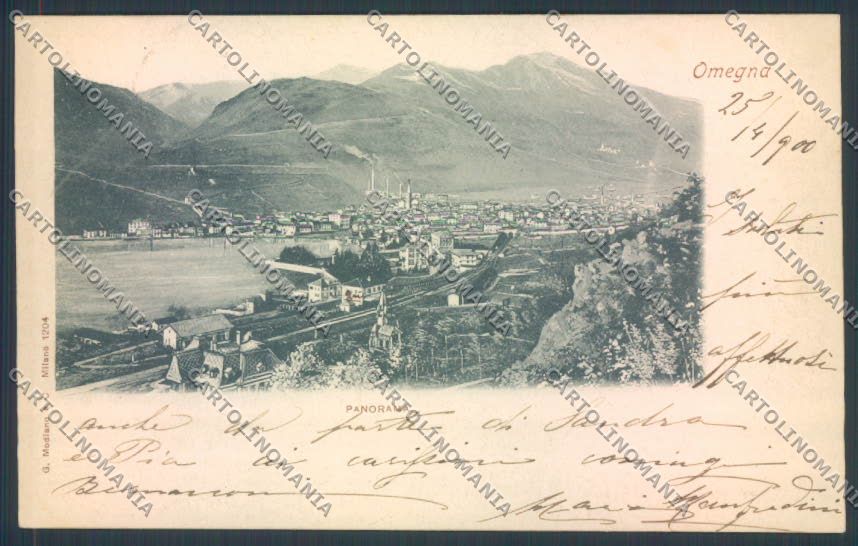 Verbania Omegna cartolina ZQ7746 – fronte