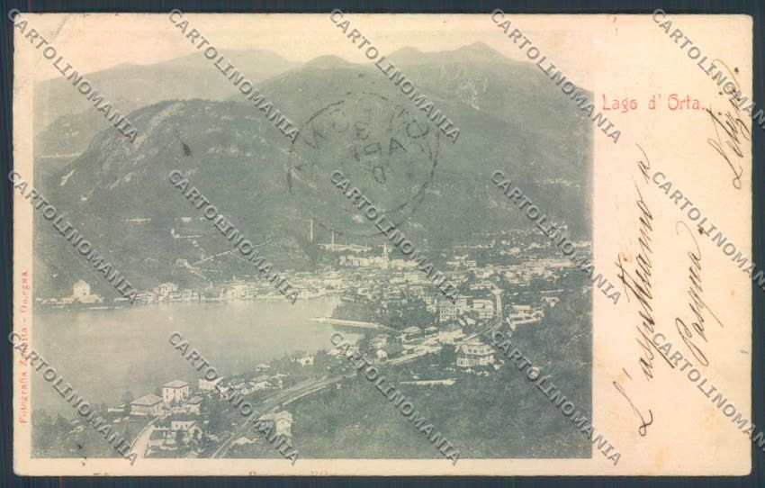 Verbania Omegna PIEGHINA cartolina ZQ7750 – fronte