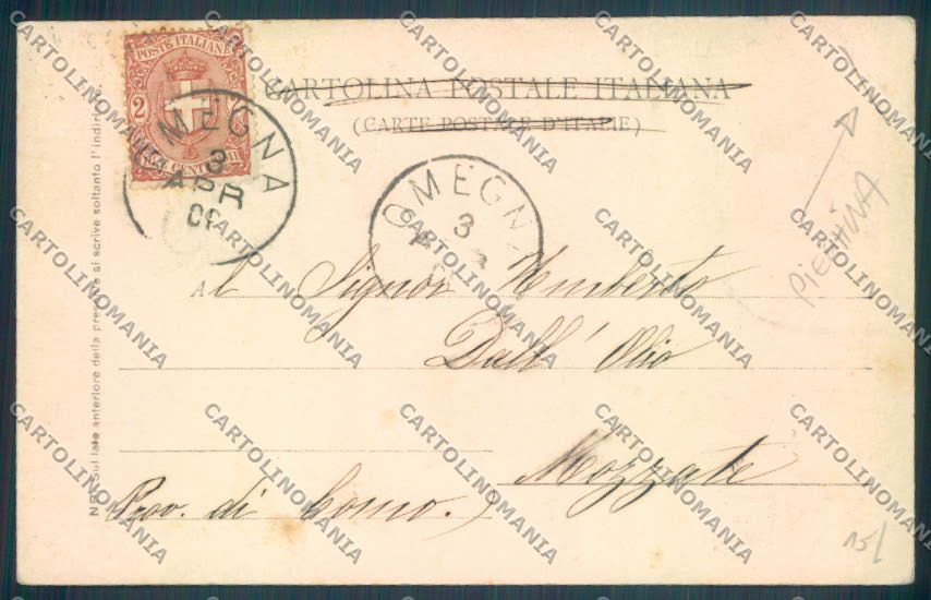 Verbania Omegna PIEGHINA cartolina ZQ7750 – retro