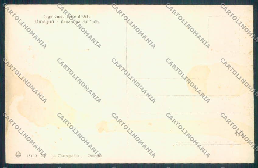 Verbania Omegna cartolina ZQ7752 – retro