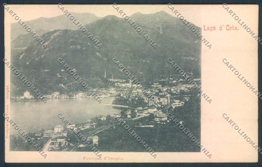 Verbania Omegna cartolina ZQ7756 – fronte