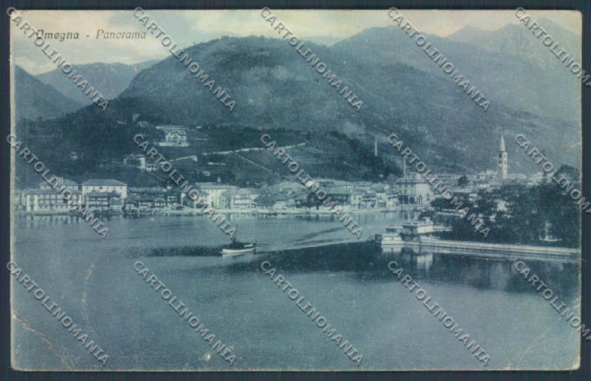 Verbania Omegna PIEGHE cartolina ZQ7763 – fronte