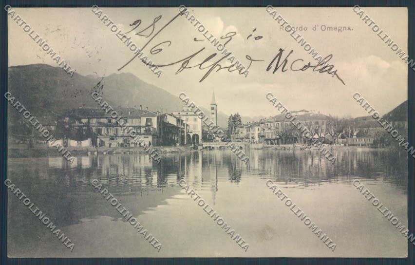 Verbania Omegna cartolina ZQ7764 – fronte