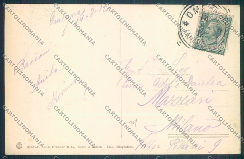 Verbania Omegna cartolina ZQ7767 – retro