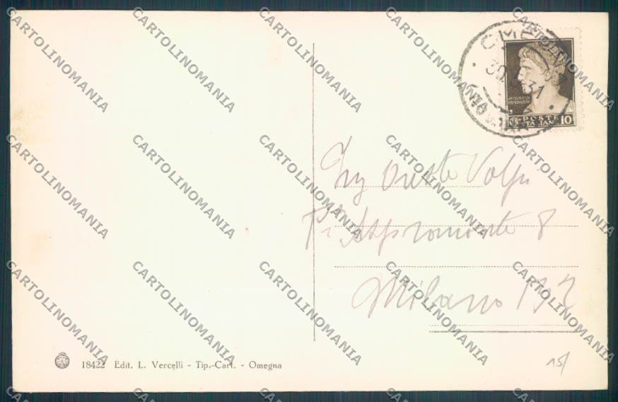 Verbania Omegna cartolina ZQ7773 – retro