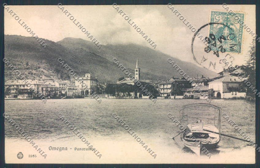 Verbania Omegna Barca STRAPPINO cartolina ZQ7779 – fronte