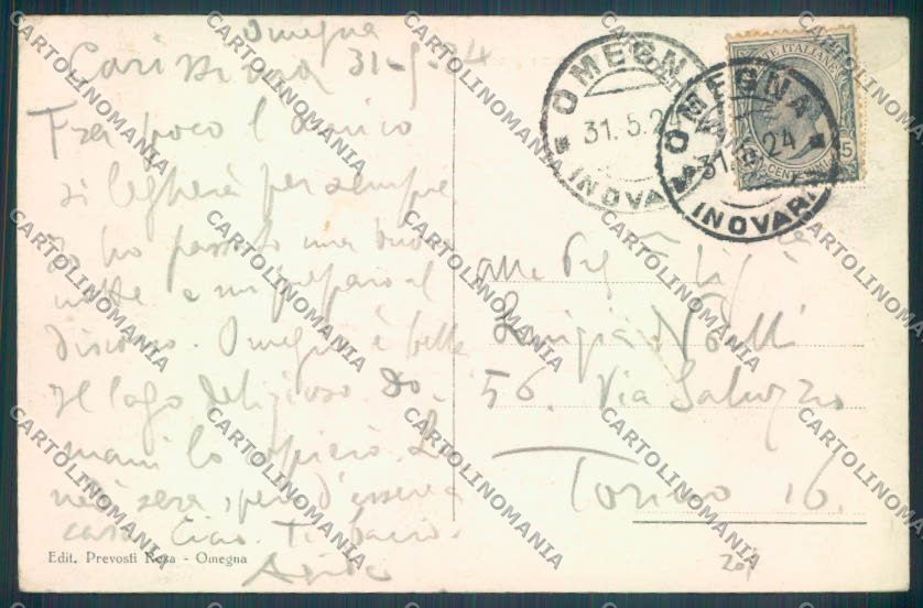 Verbania Omegna cartolina ZQ7790 – retro