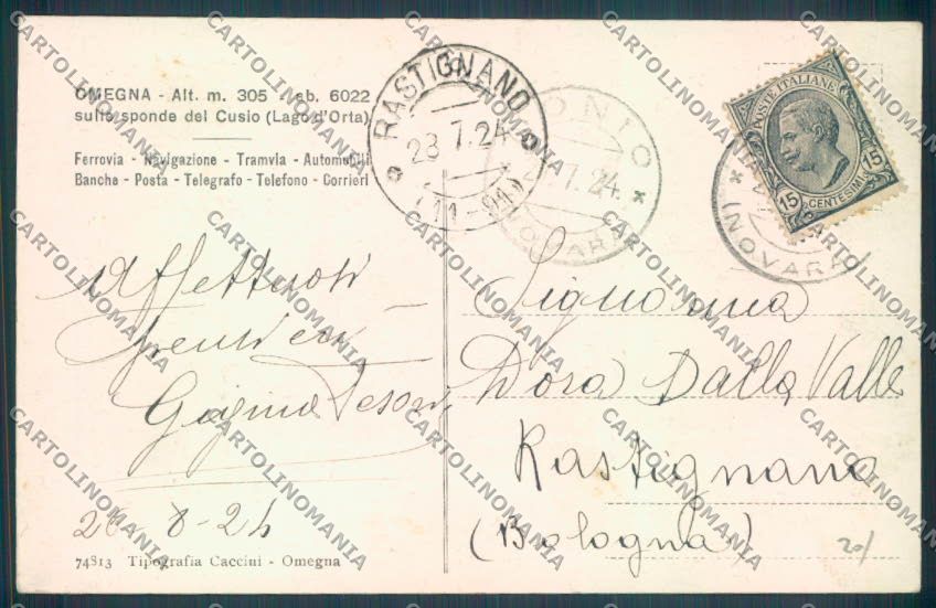 Verbania Omegna Capre cartolina ZQ7791 – retro