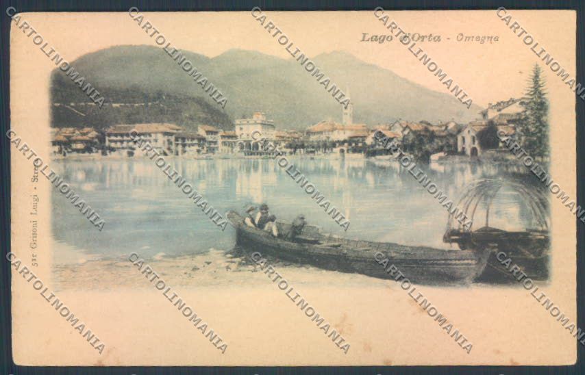 Verbania Omegna PIEGHINE cartolina ZQ7798 – fronte