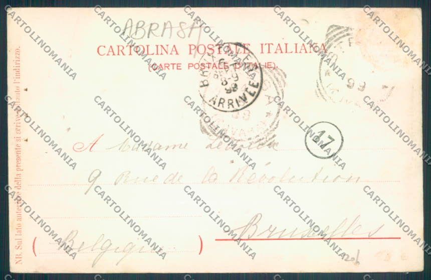 Verbania Omegna 1899 ABRASA cartolina ZQ7799 – retro