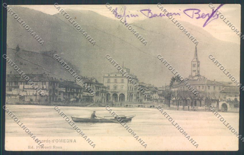 Verbania Omegna Barca cartolina ZQ7807 – fronte