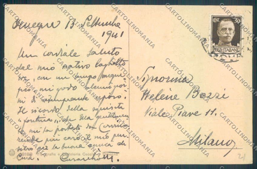 Verbania Omegna cartolina ZQ7808 – retro
