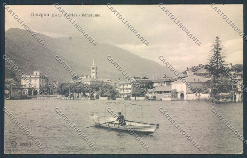 Verbania Omegna Barca cartolina ZQ7814 – fronte