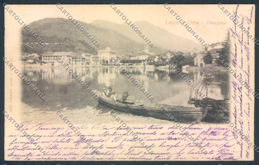 Verbania Omegna 1900 cartolina ZQ7816 – fronte