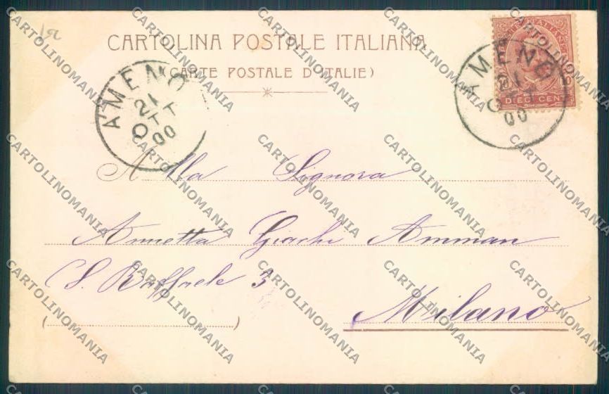 Verbania Omegna 1900 cartolina ZQ7816 – retro