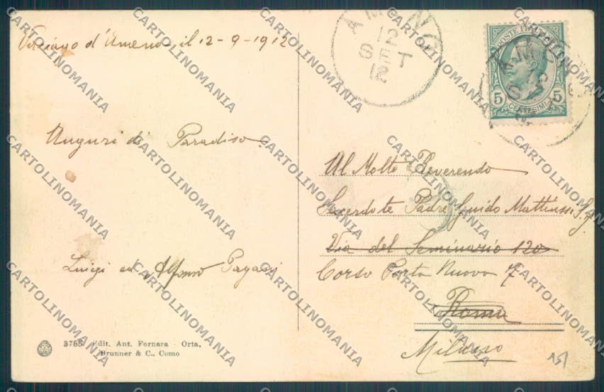 Novara Miasino cartolina ZQ7822 – retro