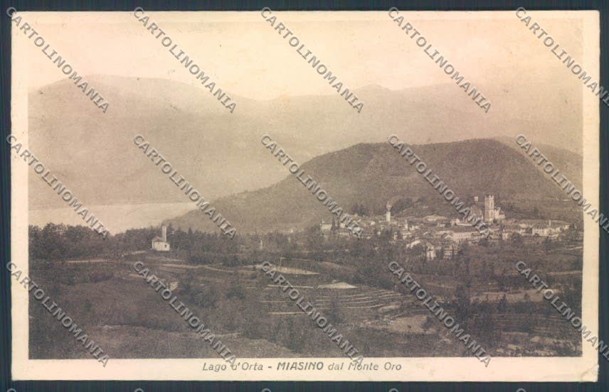 Novara Miasino cartolina ZQ7824 – fronte