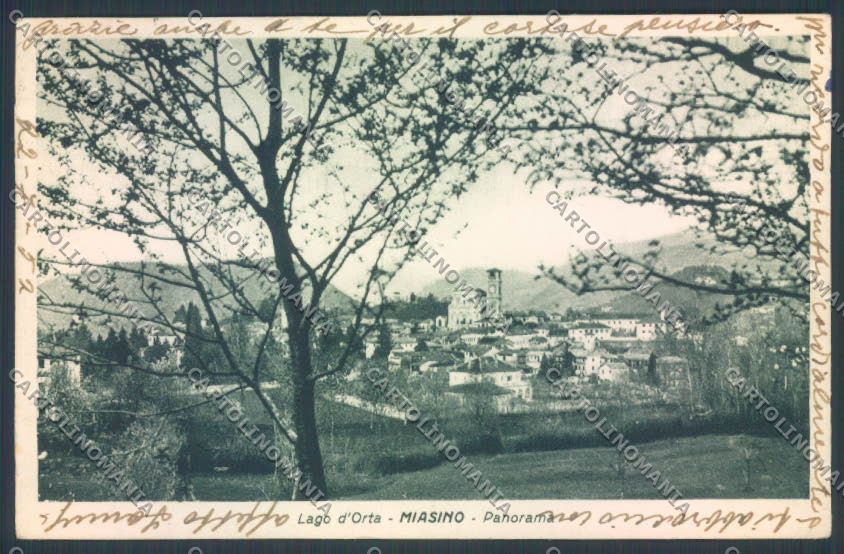 Novara Miasino cartolina ZQ7826 – fronte