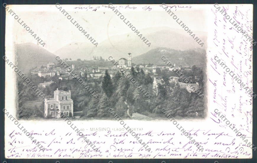 Novara Miasino cartolina ZQ7830 – fronte