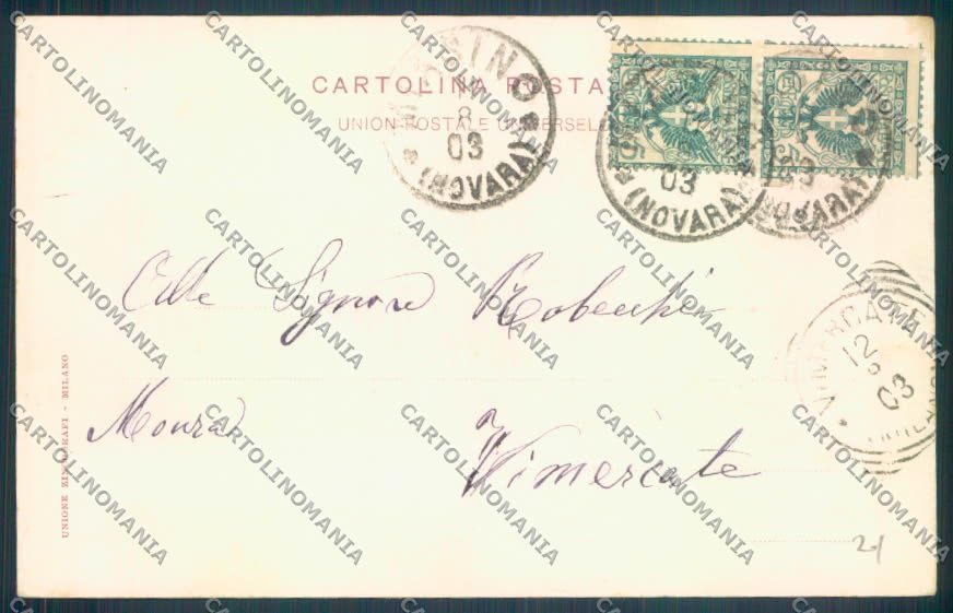 Novara Miasino cartolina ZQ7830 – retro