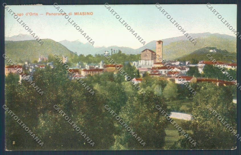 Novara Miasino cartolina ZQ7831 – fronte