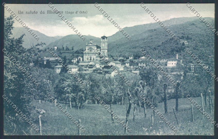 Novara Miasino cartolina ZQ7832 – fronte