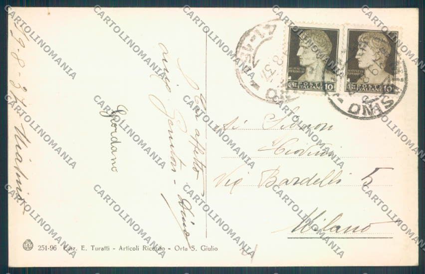 Novara Miasino cartolina ZQ7832 – retro