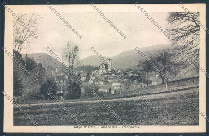 Novara Miasino cartolina ZQ7835 – fronte