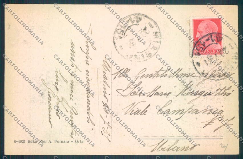 Novara Miasino cartolina ZQ7835 – retro