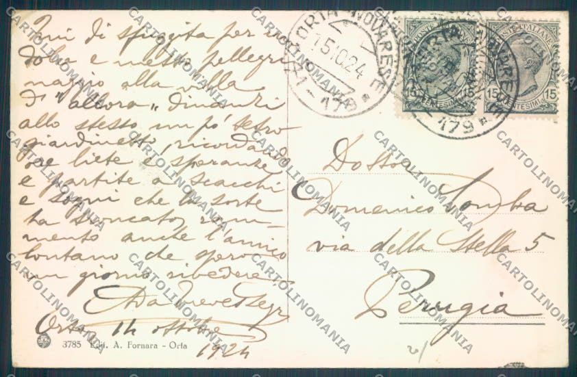 Novara Miasino cartolina ZQ7838 – retro