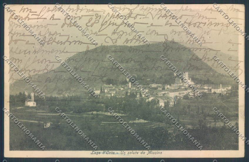 Novara Miasino cartolina ZQ7842 – fronte