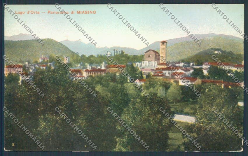 Novara Miasino PIEGHINA cartolina ZQ7846 – fronte