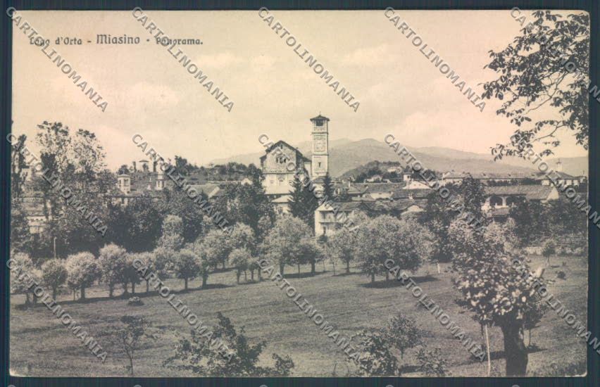 Novara Miasino ABRASA cartolina ZQ7847 – fronte