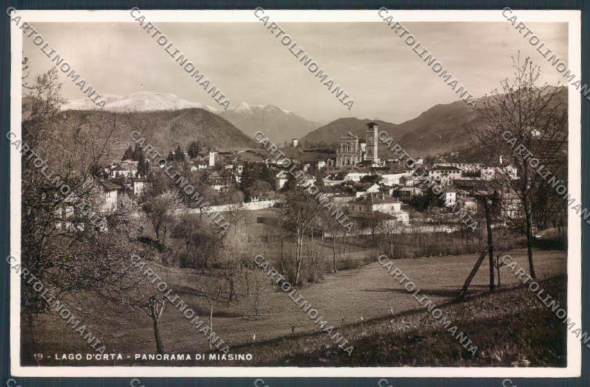 Novara Miasino Foto cartolina ZQ7849 – fronte