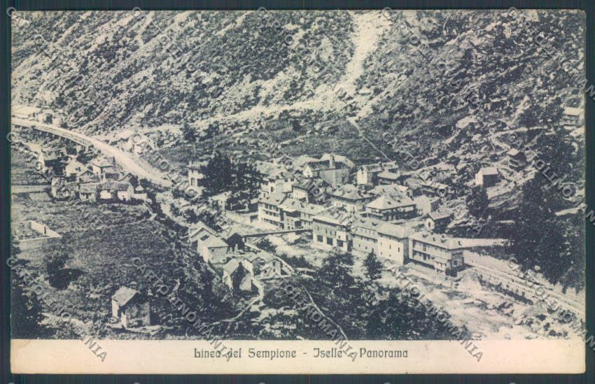 Verbania Trasquera Iselle Sempione cartolina ZQ7868 – fronte