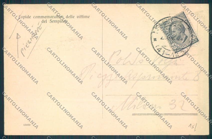 Verbania Trasquera Iselle Sempione PIEGHINE cartolina ZQ7870 – retro