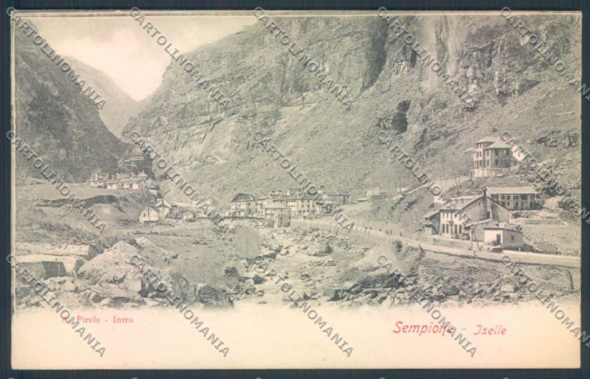 Verbania Trasquera Iselle Sempione cartolina ZQ7875 – fronte