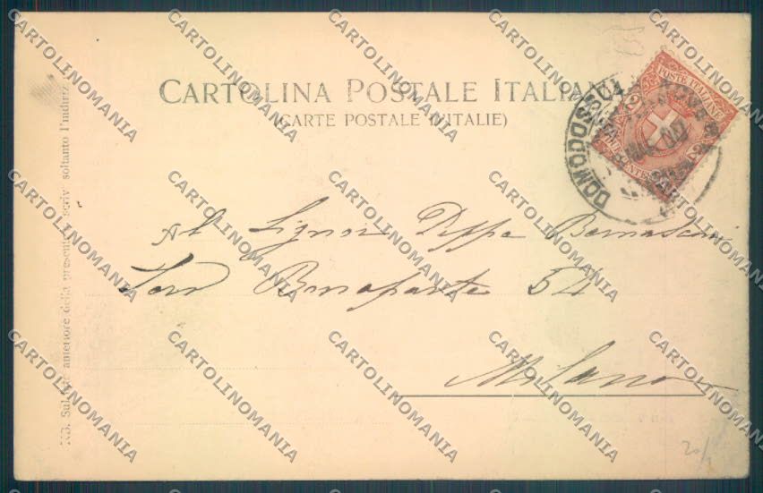 Verbania Trasquera Iselle Sempione cartolina ZQ7880 – retro