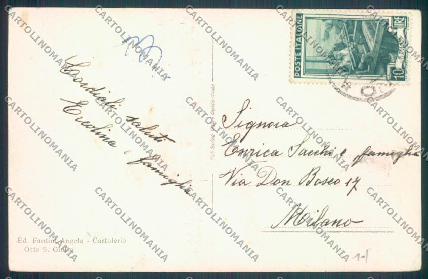 Novara Ameno cartolina ZQ7916 – retro
