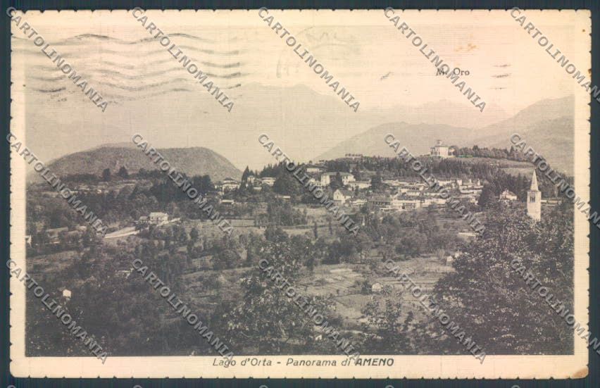 Novara Ameno cartolina ZQ7919 – fronte