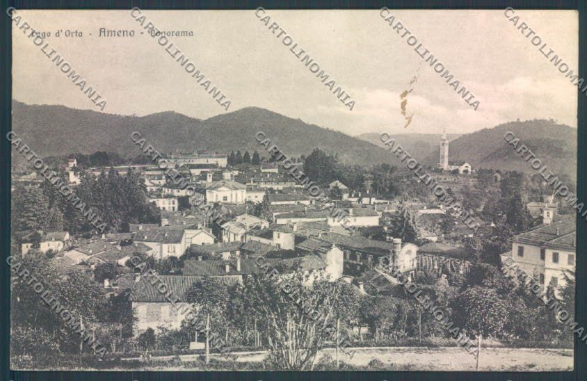 Novara Ameno cartolina ZQ7930 – fronte