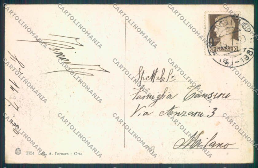 Verbania Madonna del Sasso Boleto cartolina ZQ7952 – retro