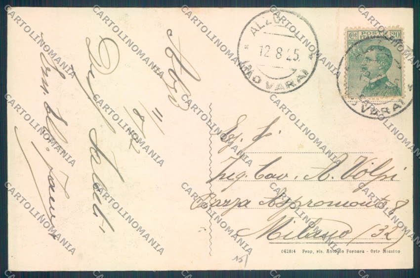 Verbania Madonna del Sasso Boleto cartolina ZQ7953 – retro