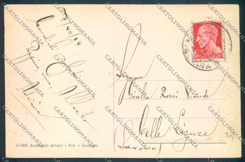 Verbania Madonna del Sasso Boleto cartolina ZQ7955 – retro