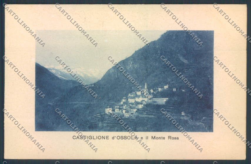 Verbania Calasca Castiglione Monte Rosa cartolina ZQ7962 – fronte