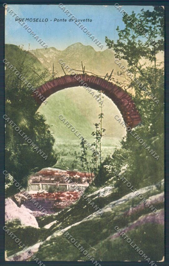 Verbania Premosello Chiovenda STRAPPINO PIEGHINE cartolina ZQ7974 – fronte
