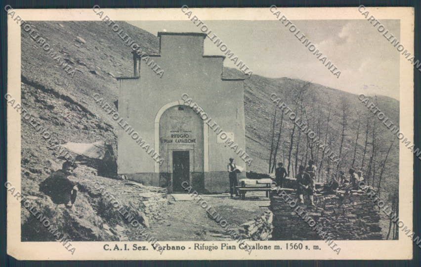 Verbania Intra Pian Cavallone Rifugio CAI cartolina ZQ7981 – fronte