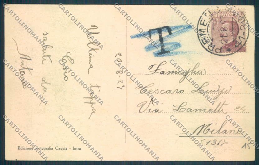 Verbania Premeno Esio cartolina ZQ7989 – retro
