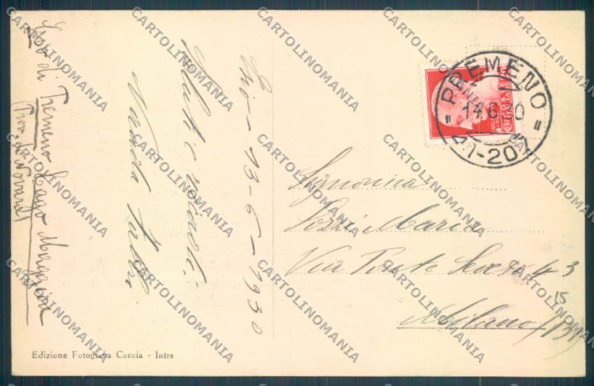 Verbania Premeno Esio cartolina ZQ7990 – retro
